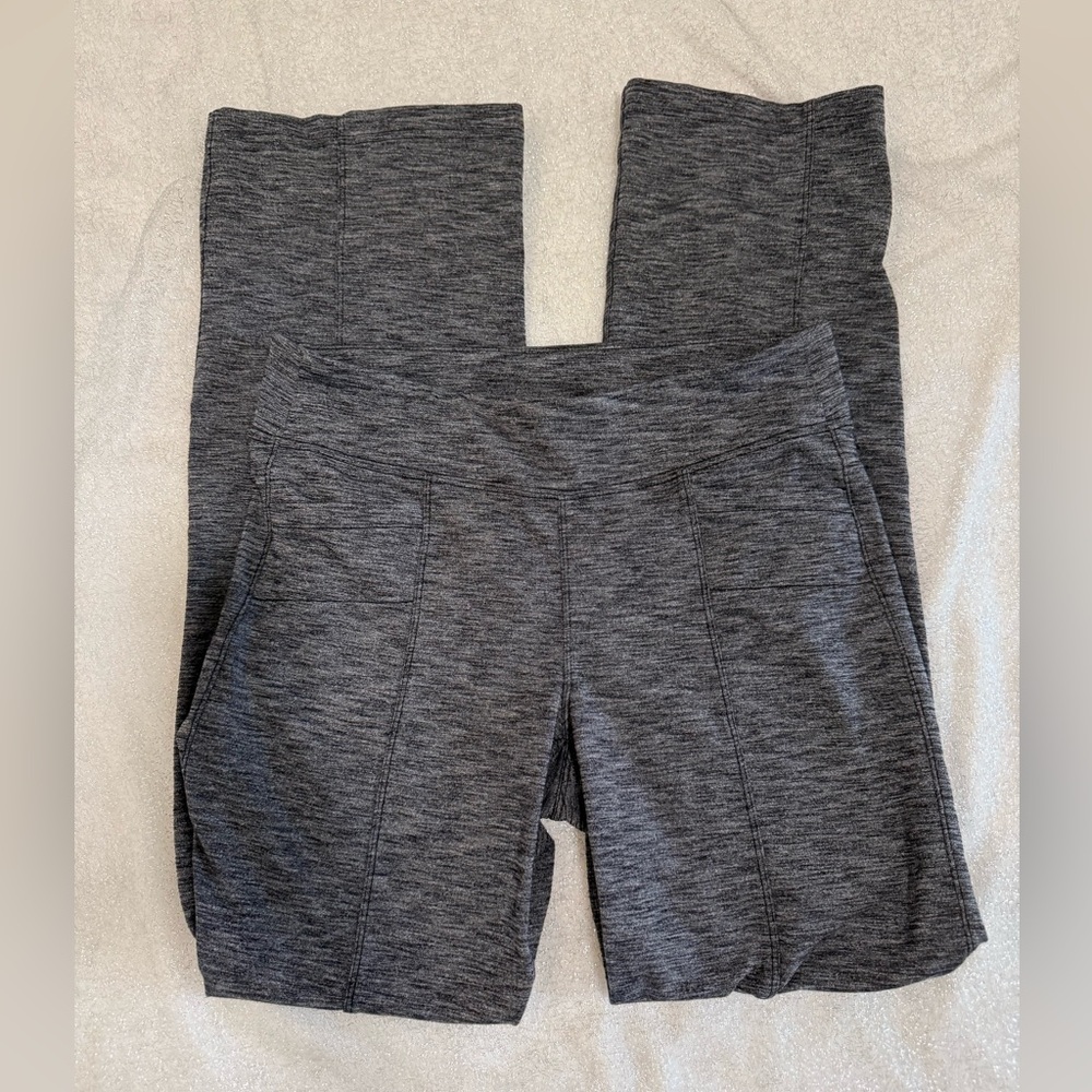 Athleta Gray Heathered Leggings